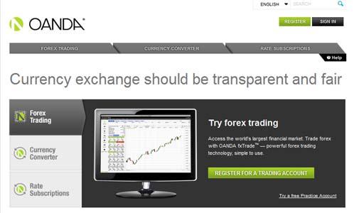 Oanda forex trading platform